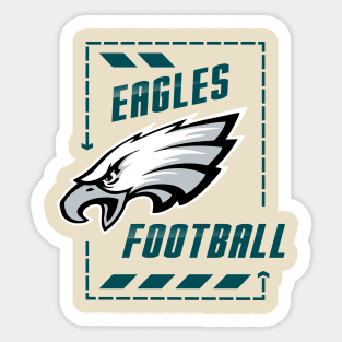 EAGLES FOOTBALL Sticker